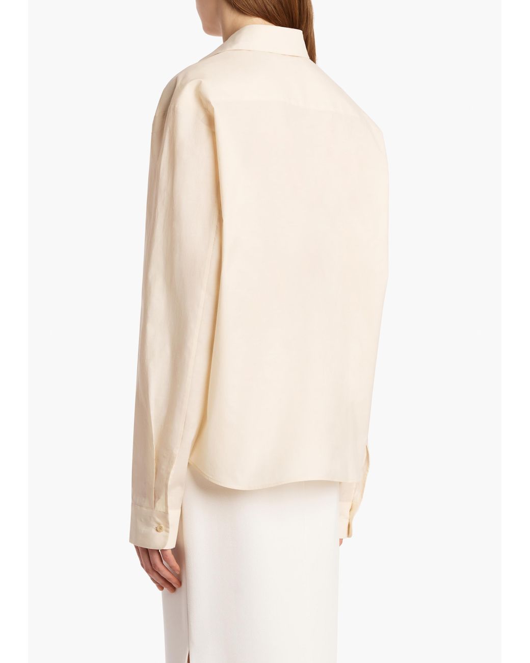 Khaite White Argo Top