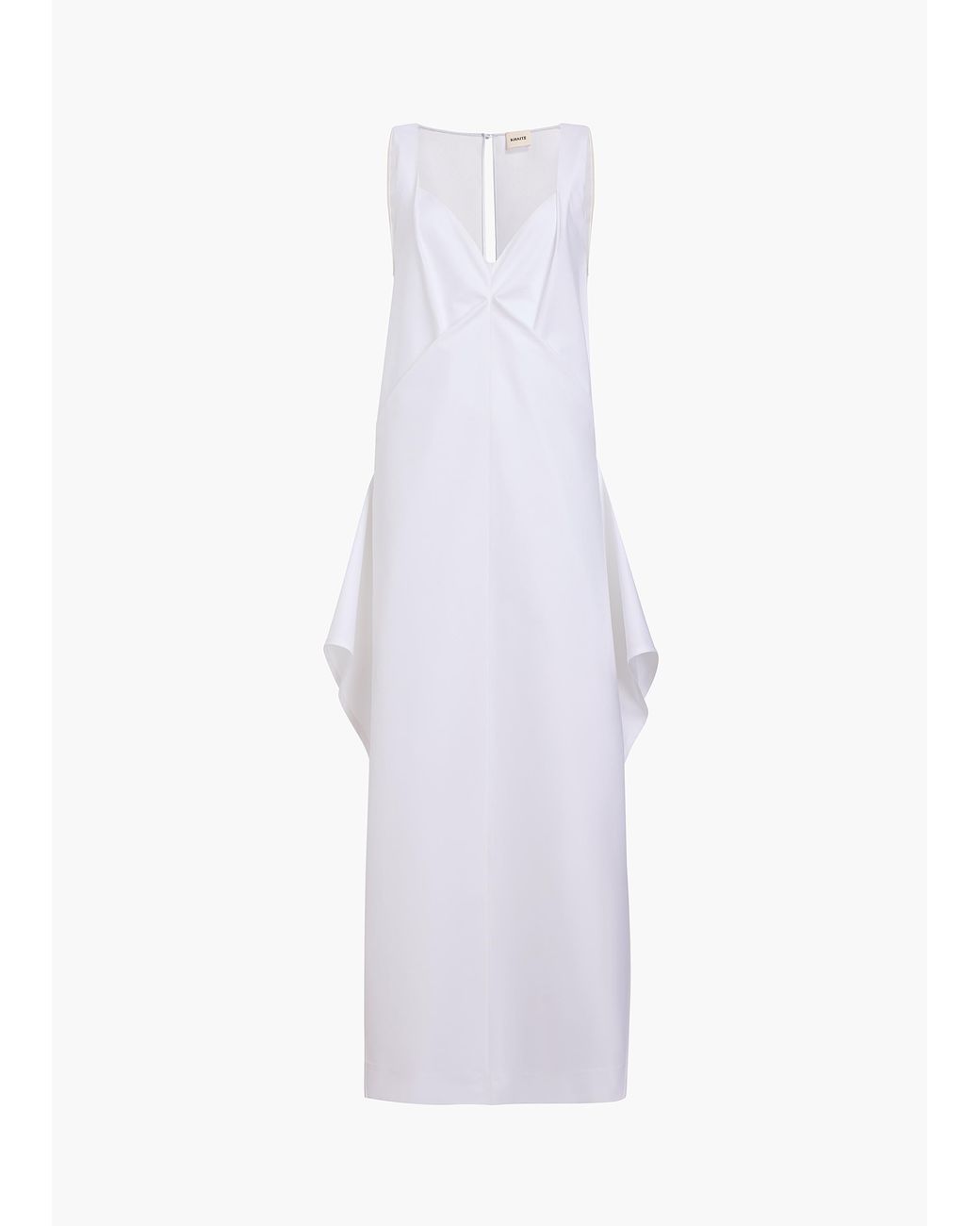 Khaite White Cotton Maxi Dress