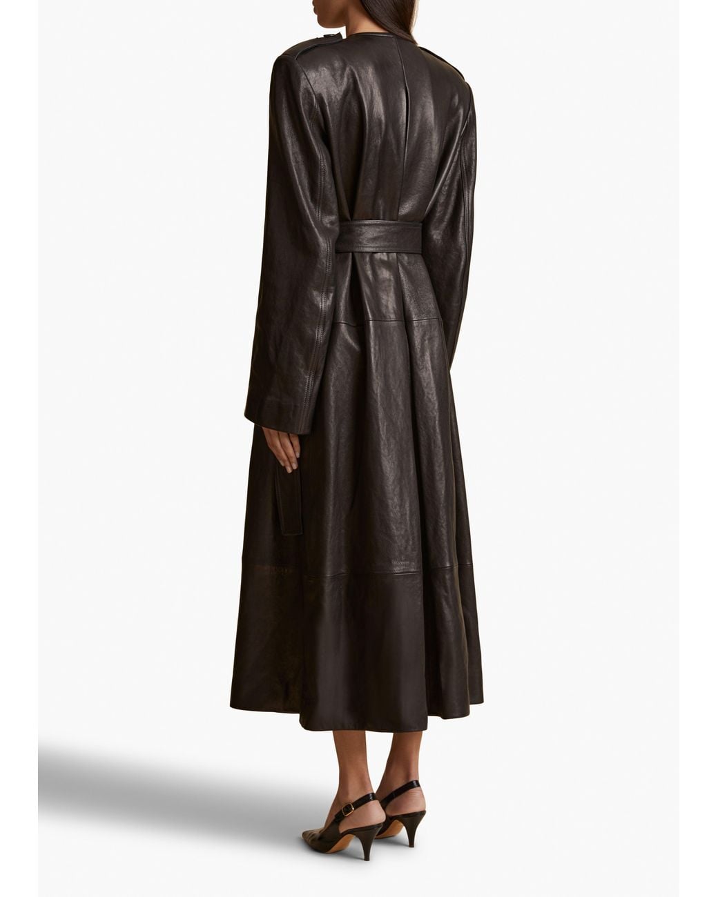 Khaite Black Exclusive Minnler Trench