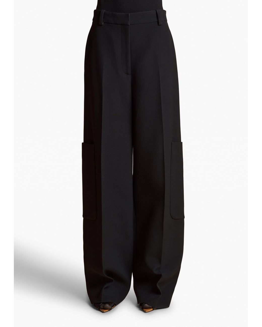Khaite Black Caiton Pant