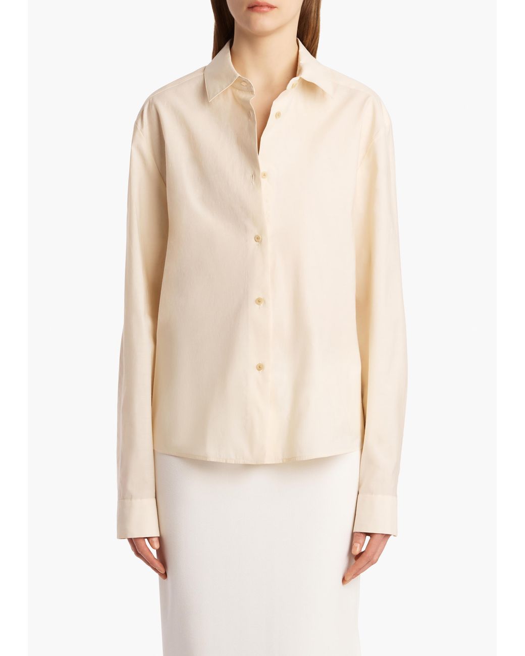 Khaite White Argo Top