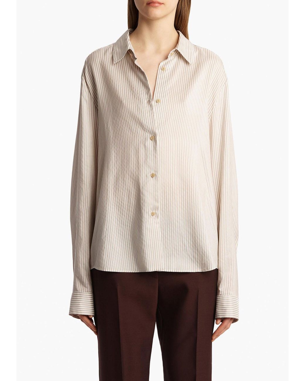 Khaite White Argo Top