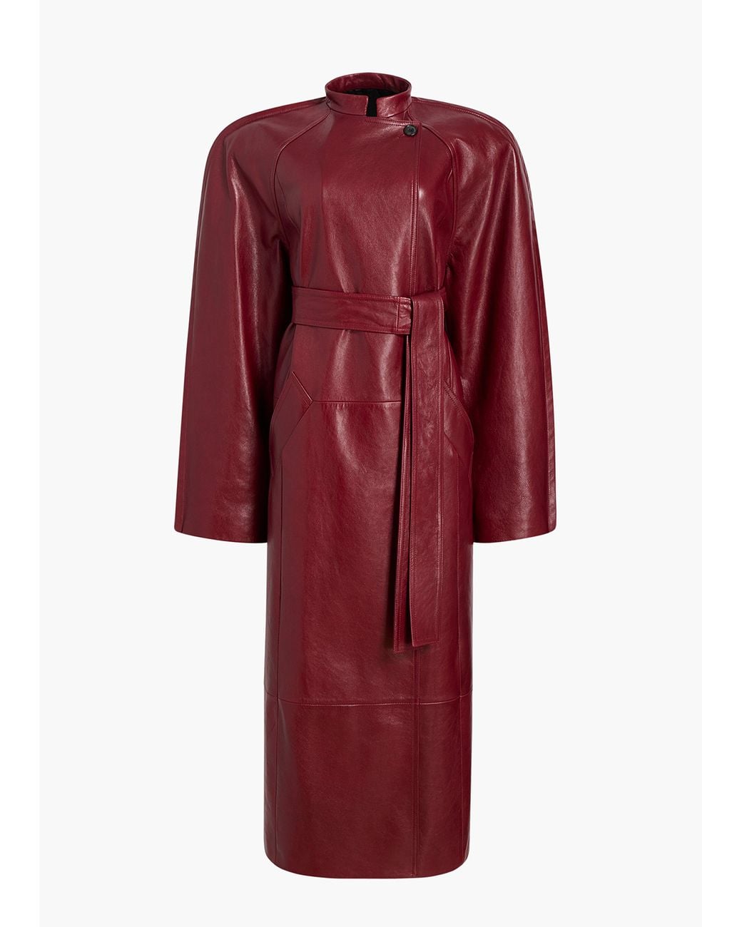 Khaite Red Rothen Coat