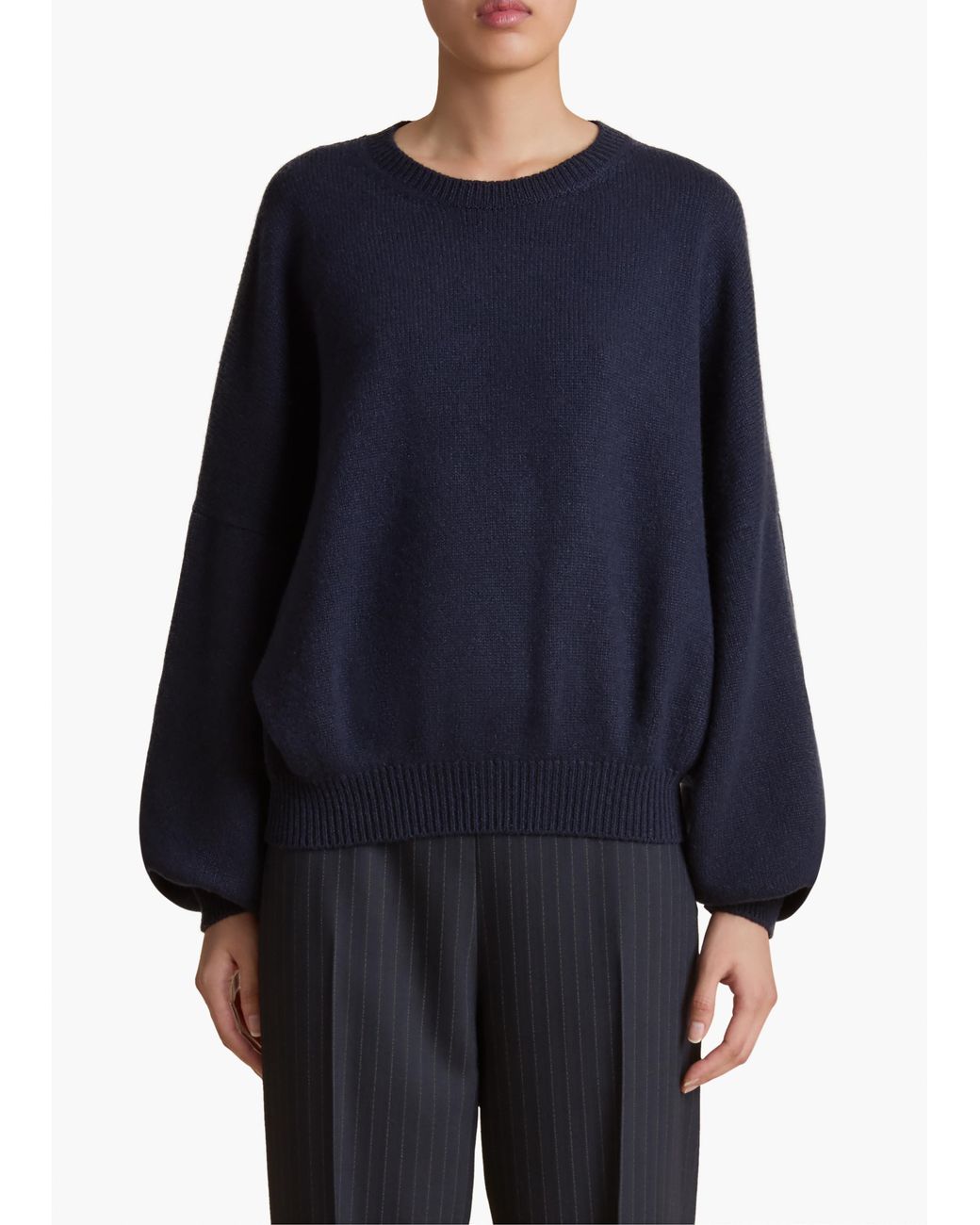 Khaite Blue Margaux Sweater