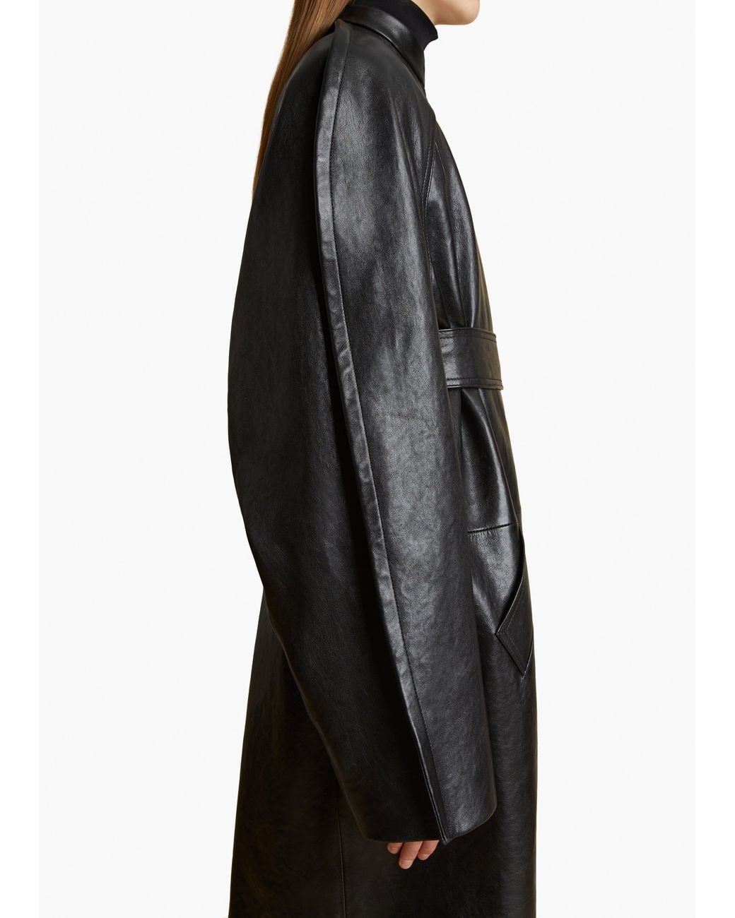 Khaite Black Exclusive Rothen Coat