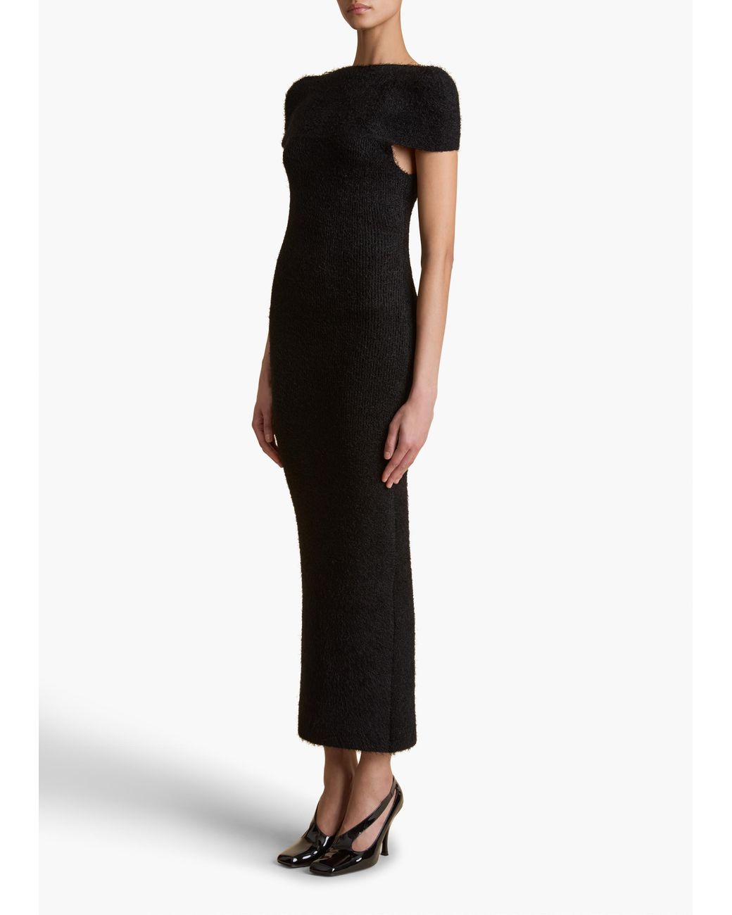 Khaite Black Exclusive Paola Dress
