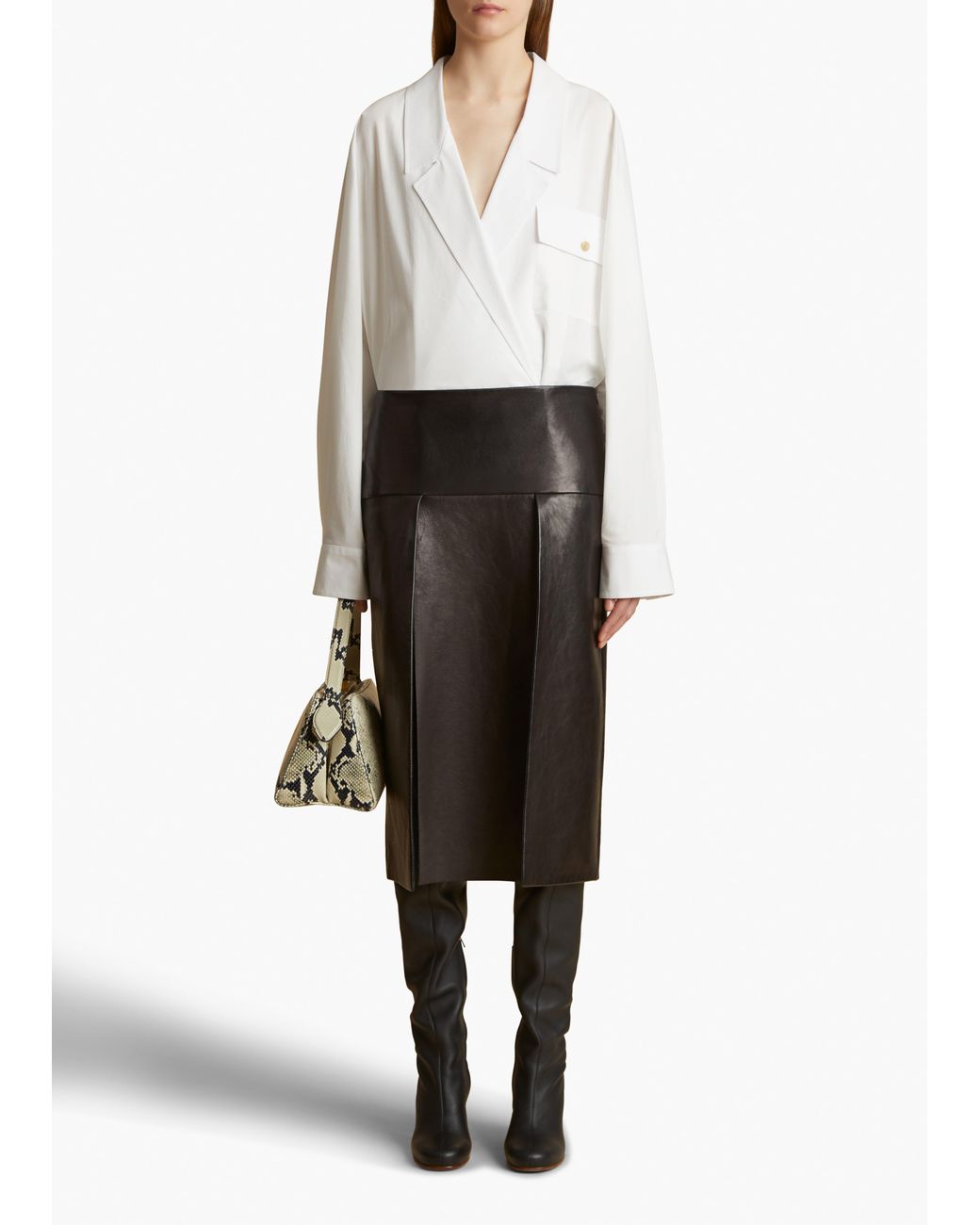 Khaite White Garth Top