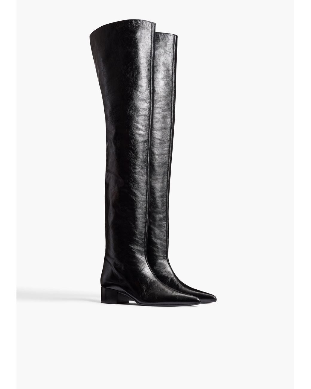 Khaite White Andee Over-The-Knee Boot