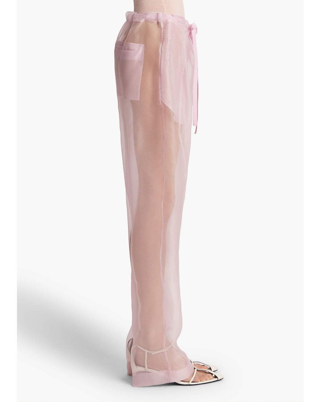 Khaite Pink Trenton Pant
