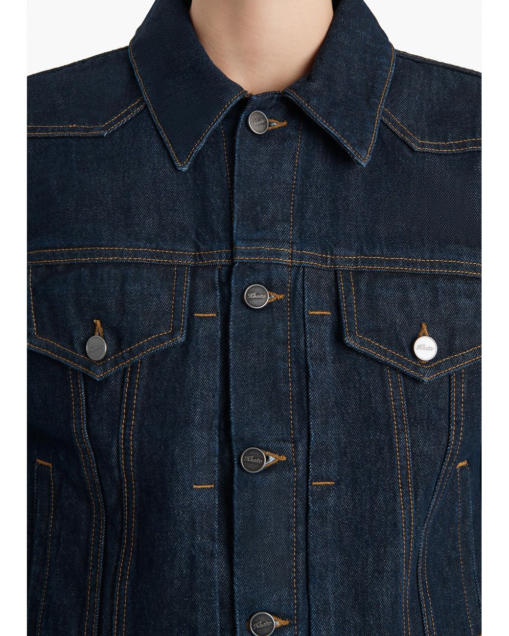Khaite Blue Augustine Jacket