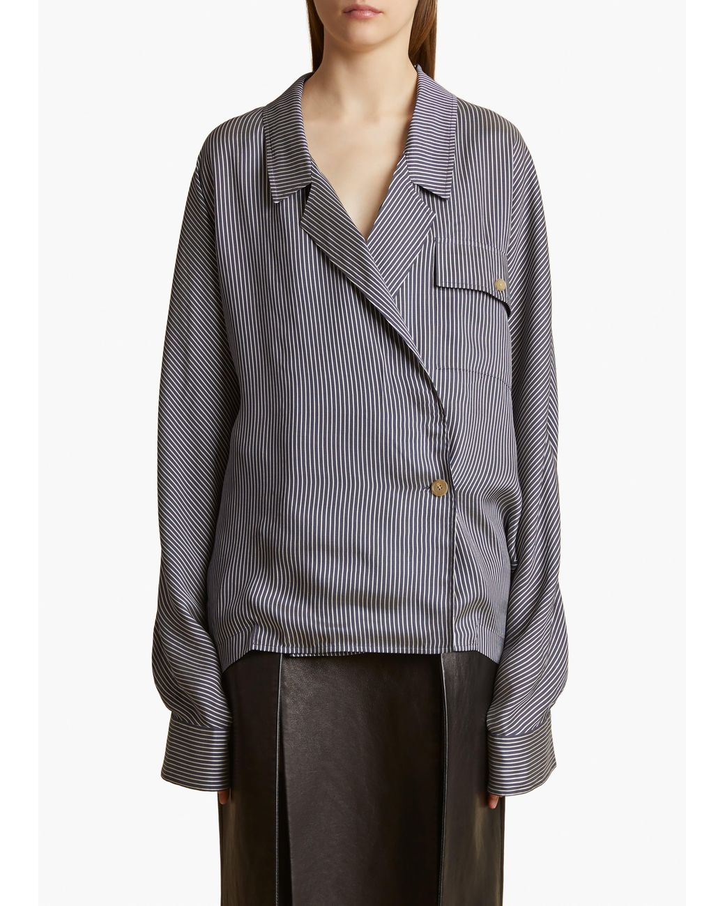 Khaite Blue Garth Top