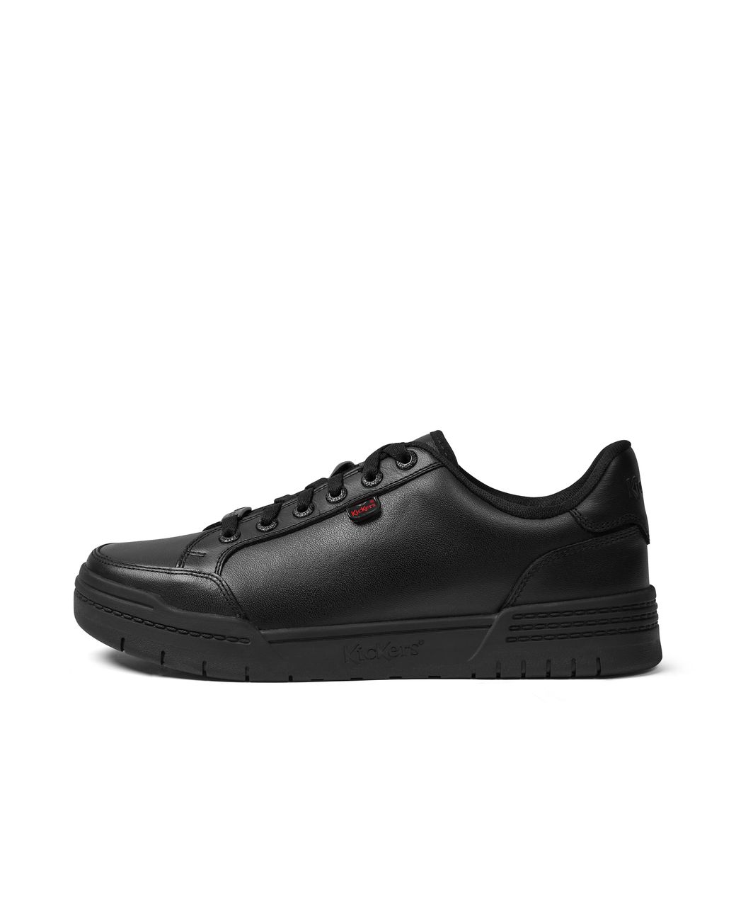 Kickers Black Adult Klapton Lacer Leather