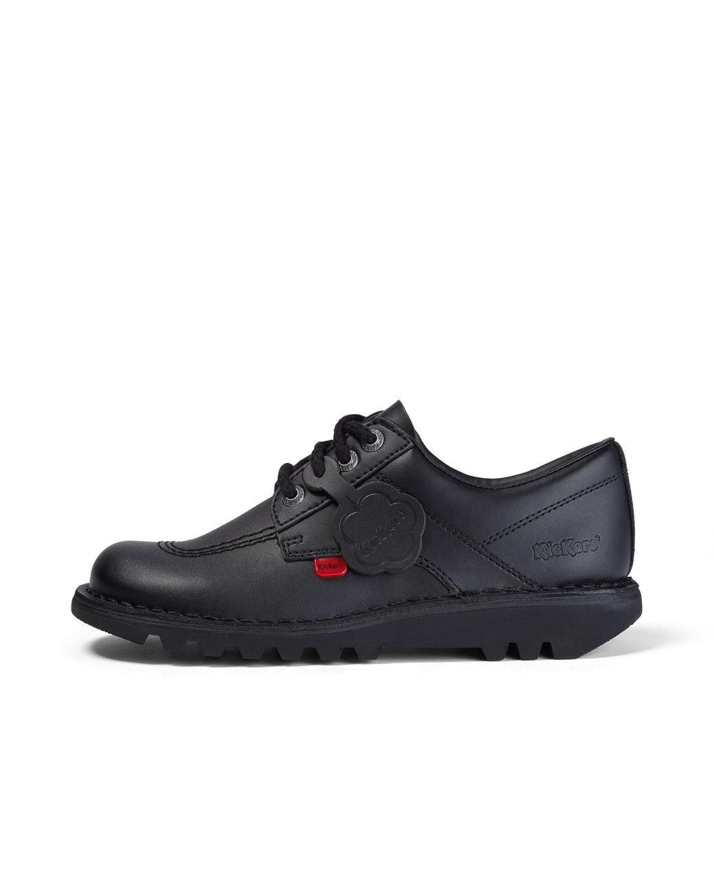Kickers Black Adult Kick Lo Leather