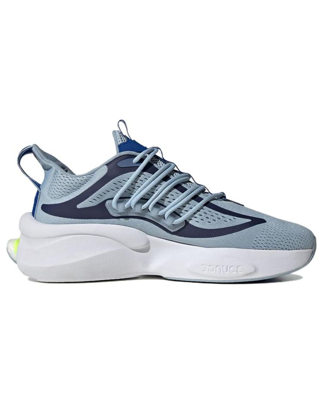 Adidas Blue Alphaboost V1 'Wonder Lucid Lemon' for men