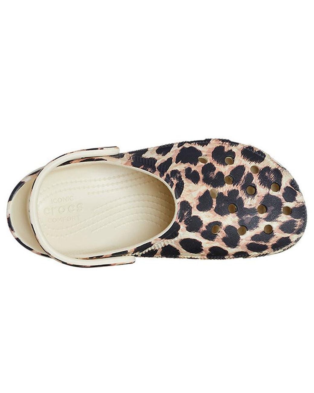 CROCSTM Brown (Wmns) Classic Platform 'Leopard'