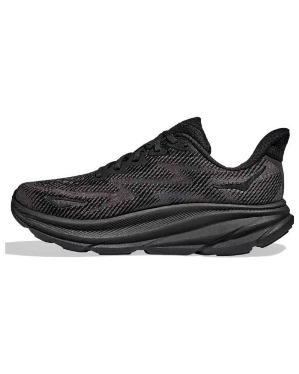 Hoka One One Black Clifton 9 for men