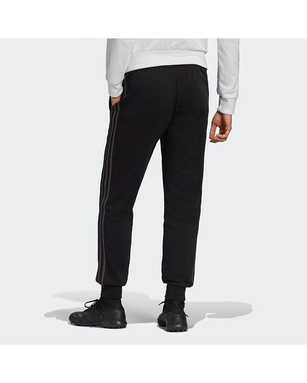 Adidas Black Juve 3S Swt Pnt Juventus Soccer/Football Sports Long Pants for men