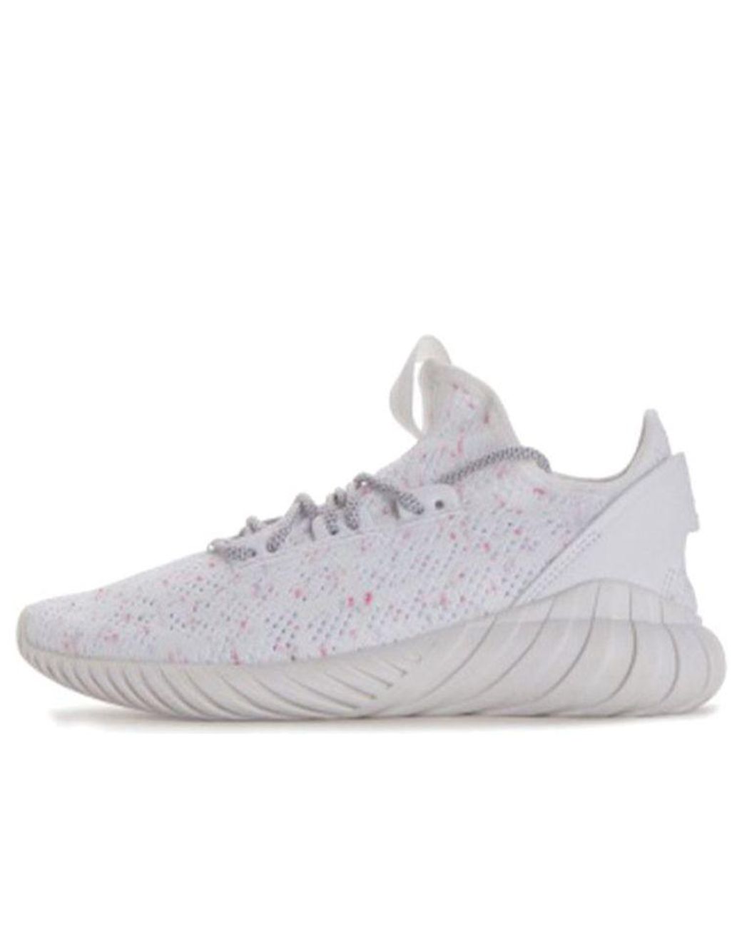 Adidas White Tubular Doom Sock Primeknit for men