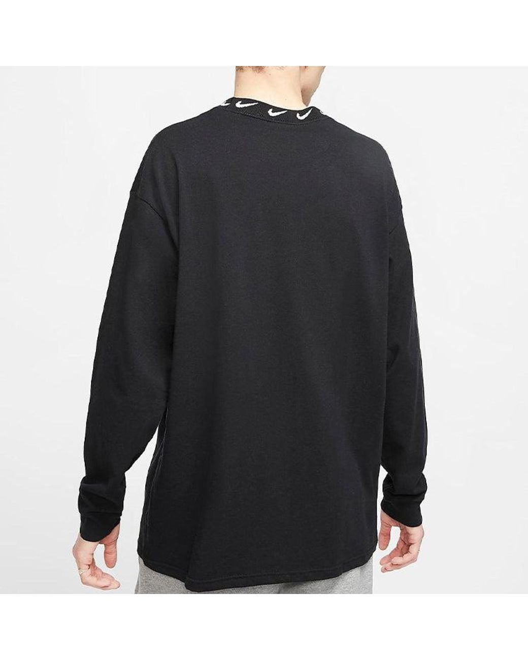 Nike X Stussy Nrg Br Long-Sleeve Knit Top in Black for Men | Lyst UK