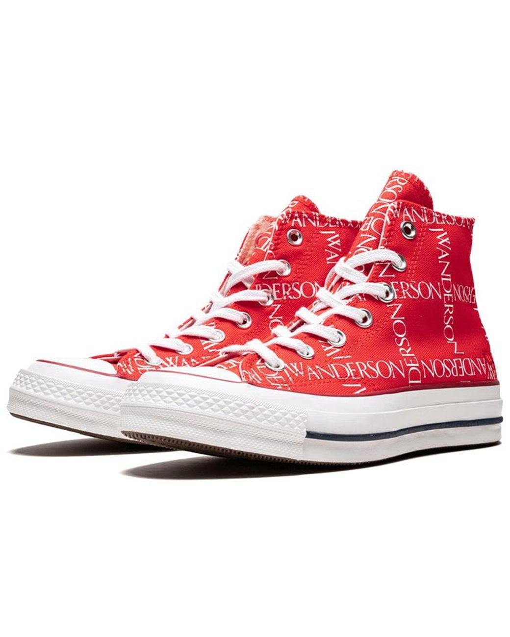 Converse Red J.W. Anderson X Chuck 70 Hi Top 'Grid' for men