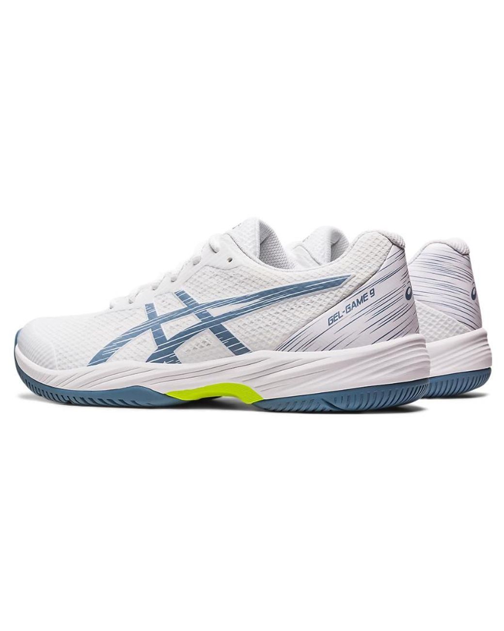 Asics White Gel-Game 9 Clay Oc Steel' 1041A358-101 for men