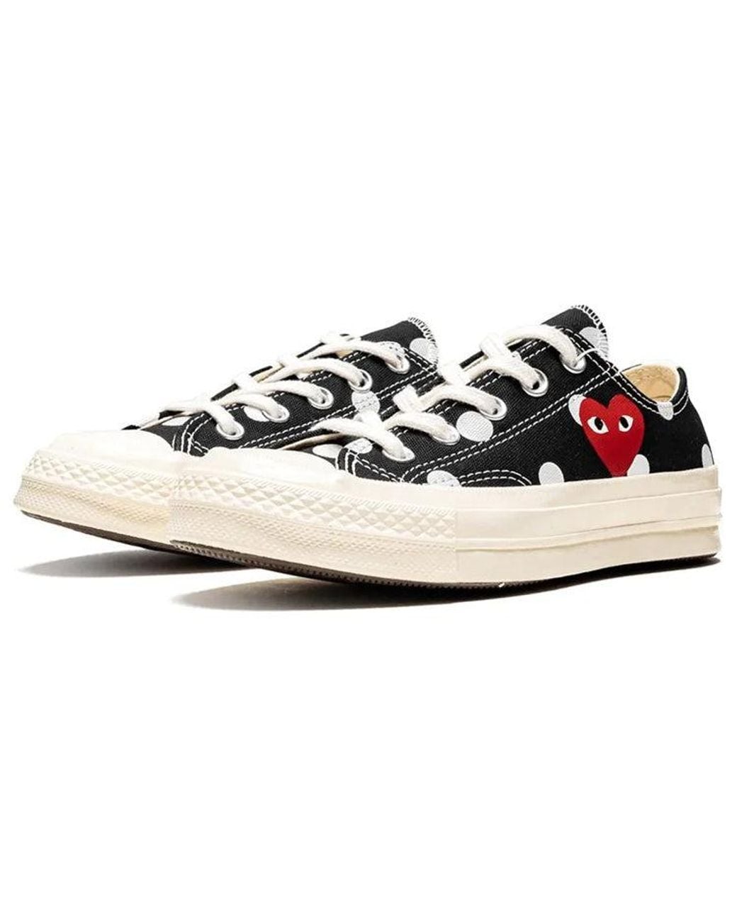 Converse Blue X Comme Des Garcons Chuck 70 Low Polka Dot' for men