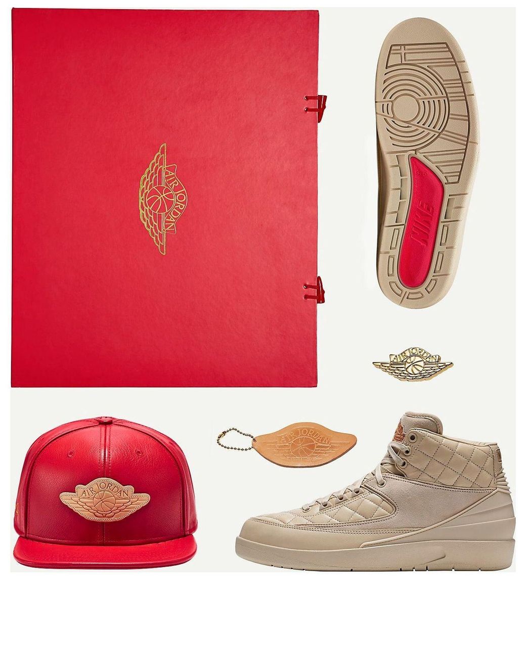 Nike Red 2 Retro X Just Don 'Beach' for men