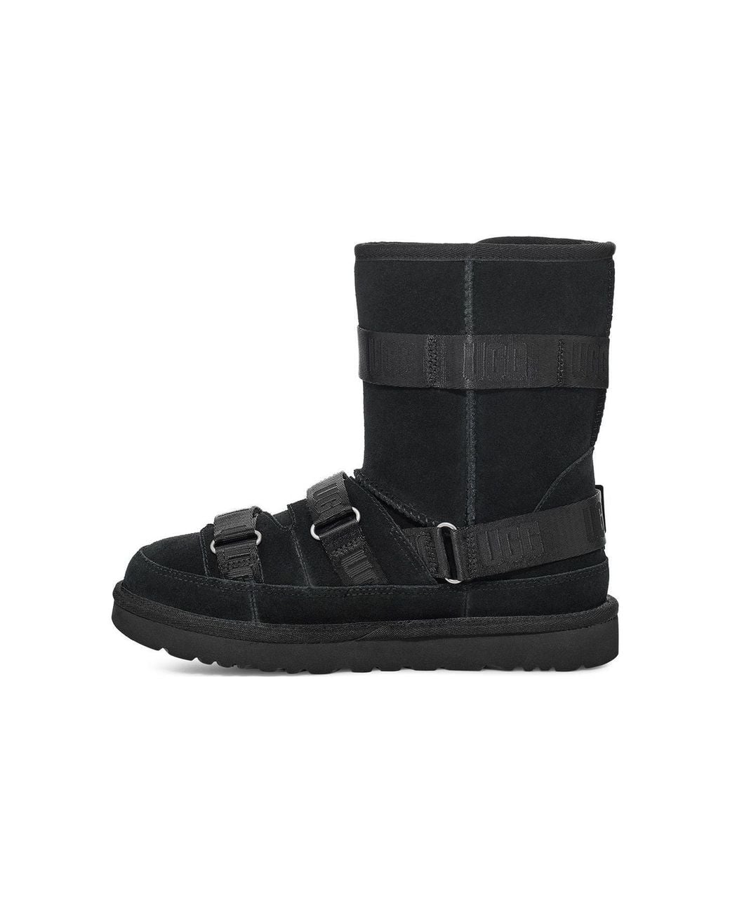 Ugg Black (Wmns) Classic Short Hybrid