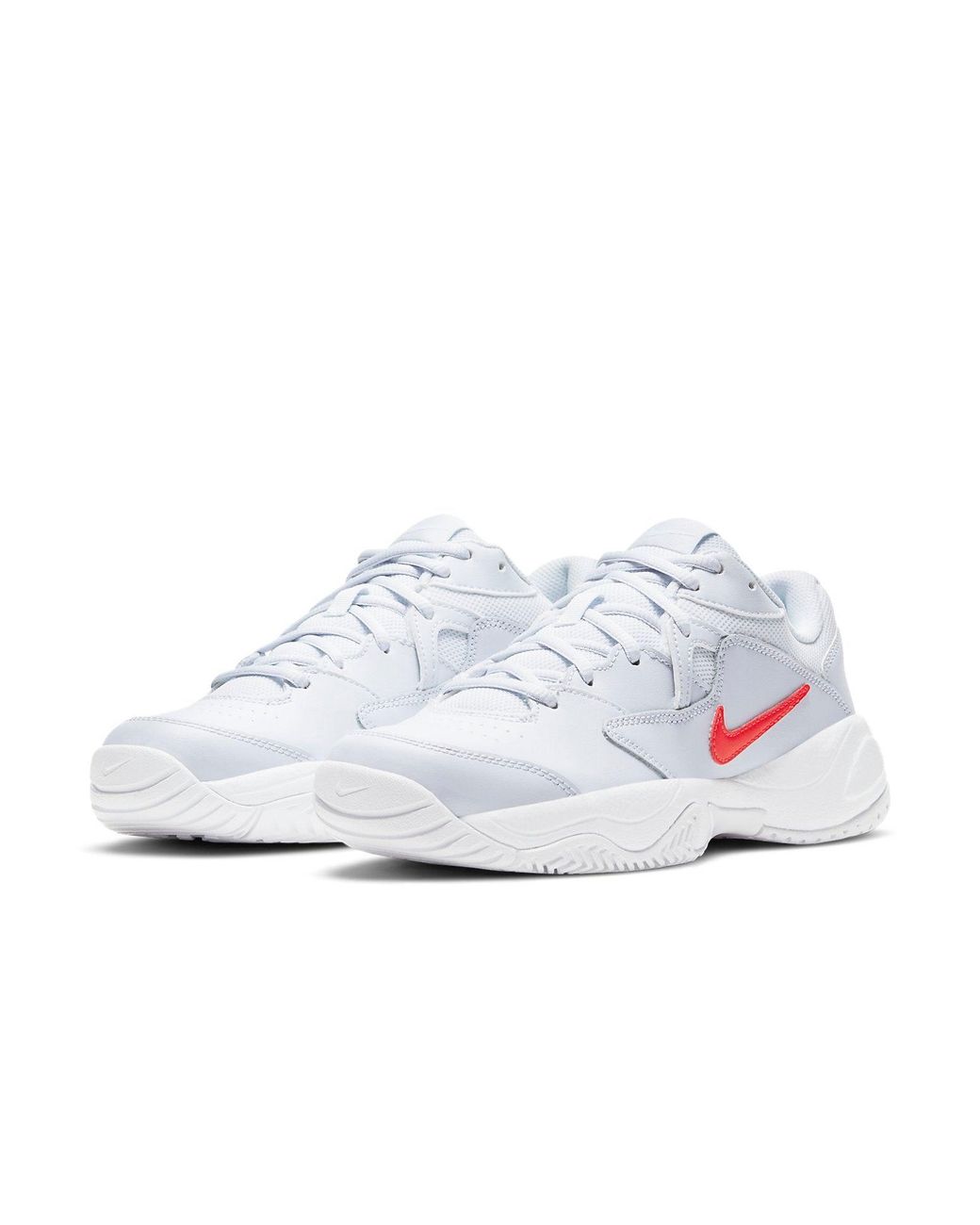 Nike White (Wmns) Court Lite 2 Bright Crimson'
