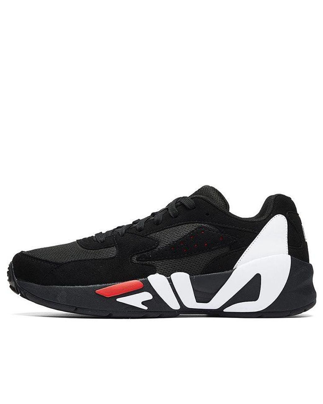 Fila Mind Blower Low Running Shoes Gs Black | Lyst