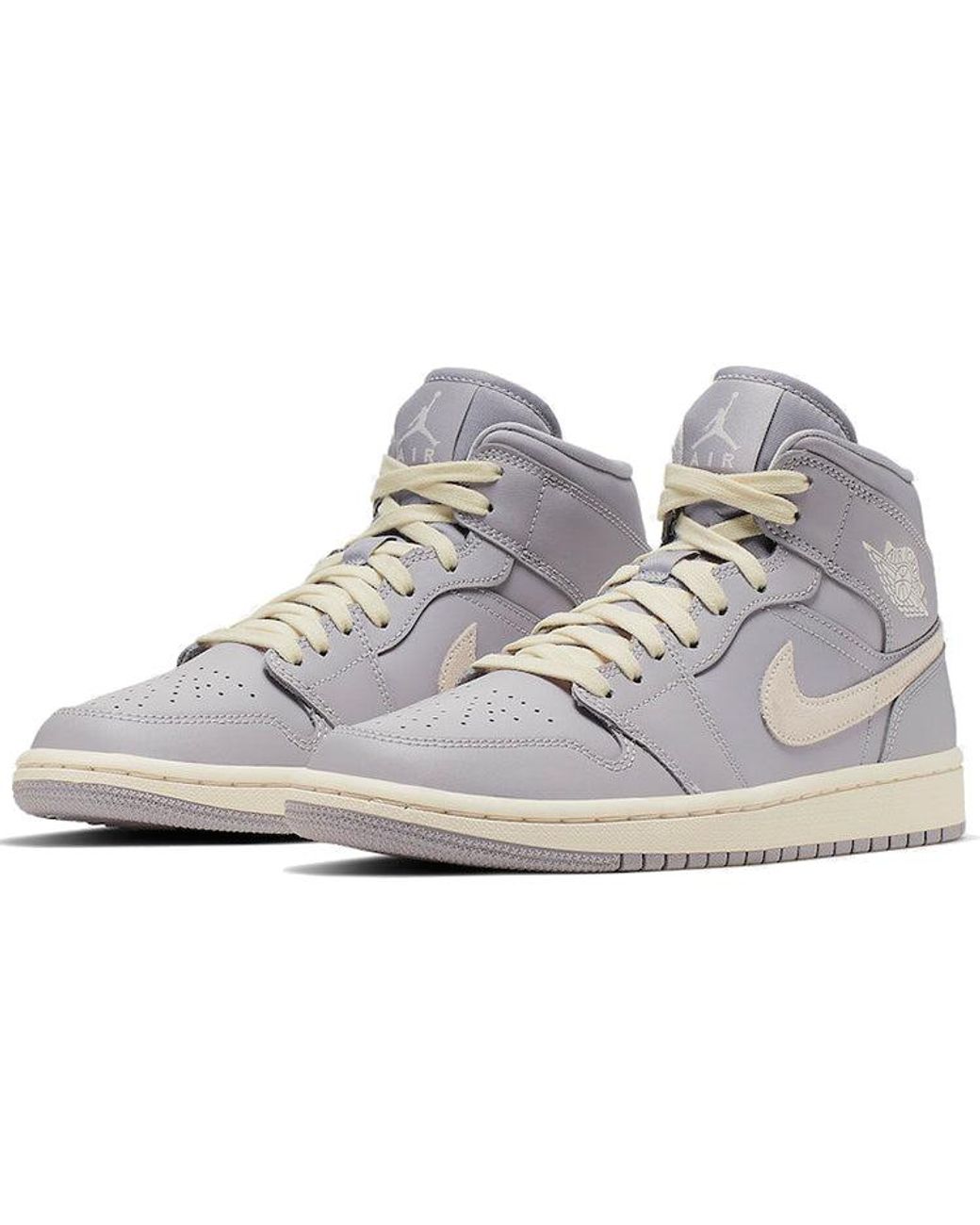 Nike Gray (Wmns) 1 Mid Light Bone'
