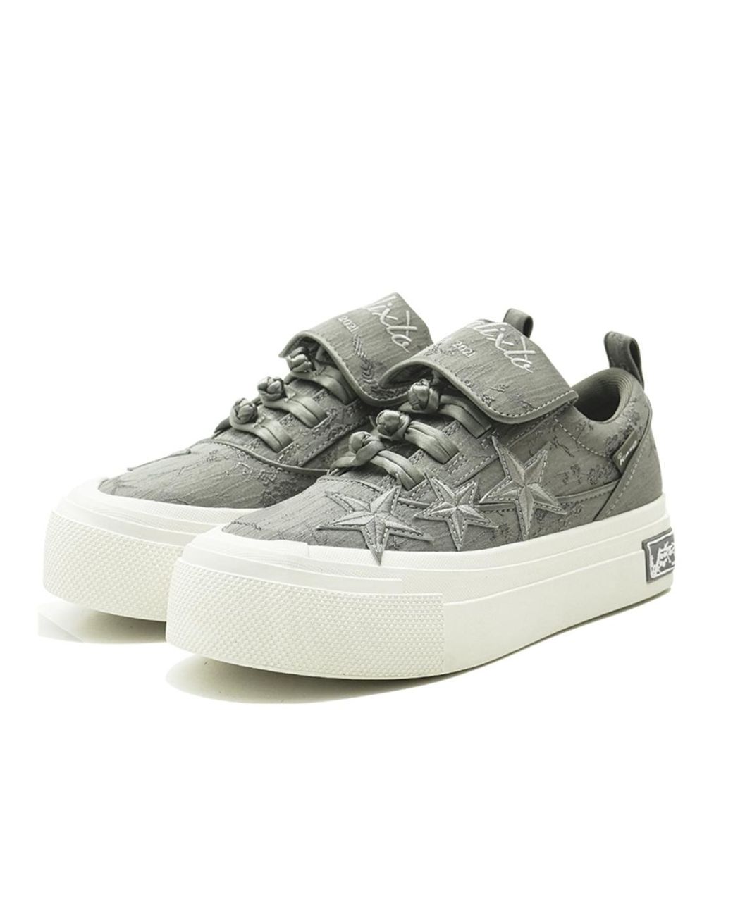 KAALIXTO Metallic Skateboarding Canvas Low for men