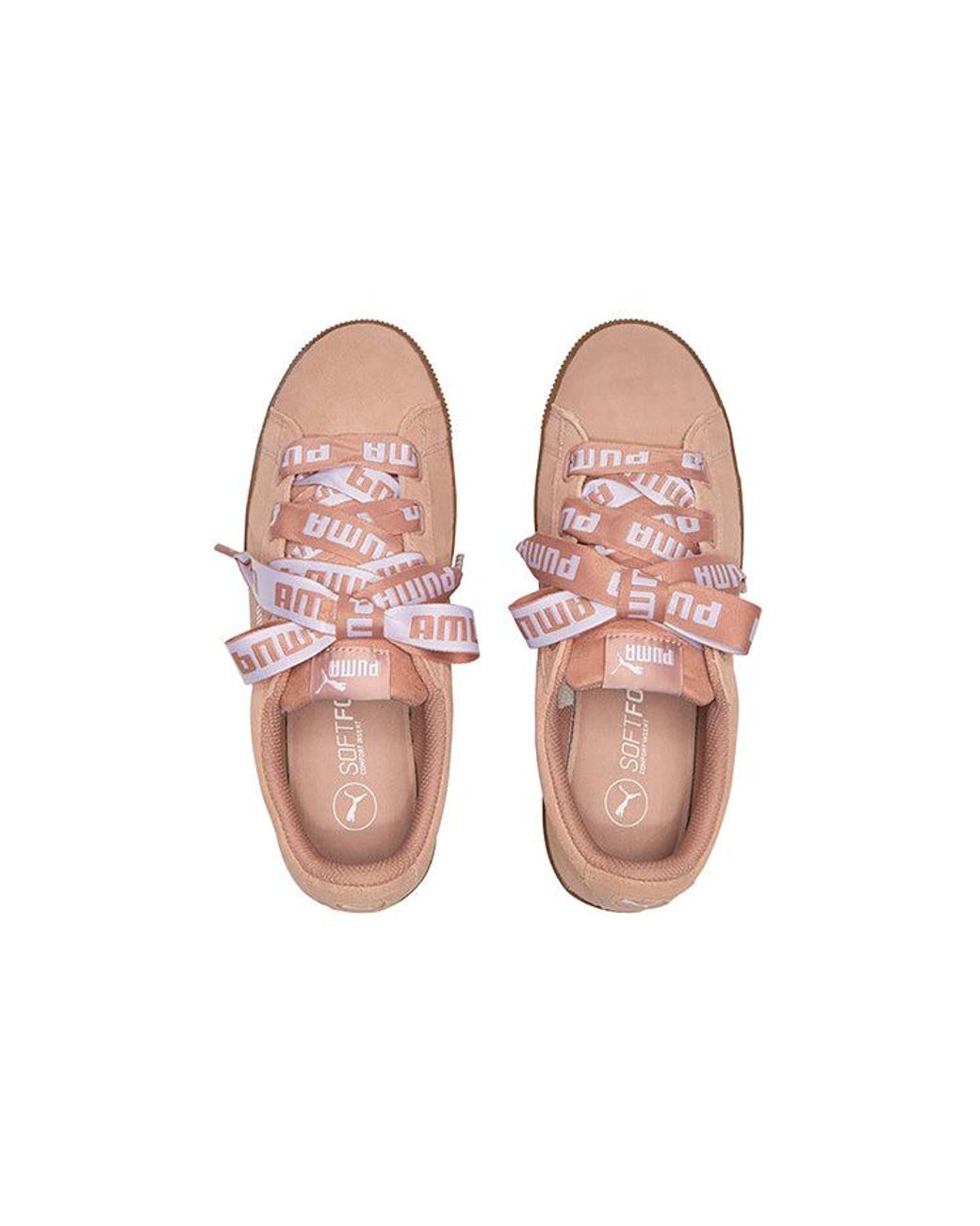 PUMA Pink (Wmns) Vikky Platform Ribbon