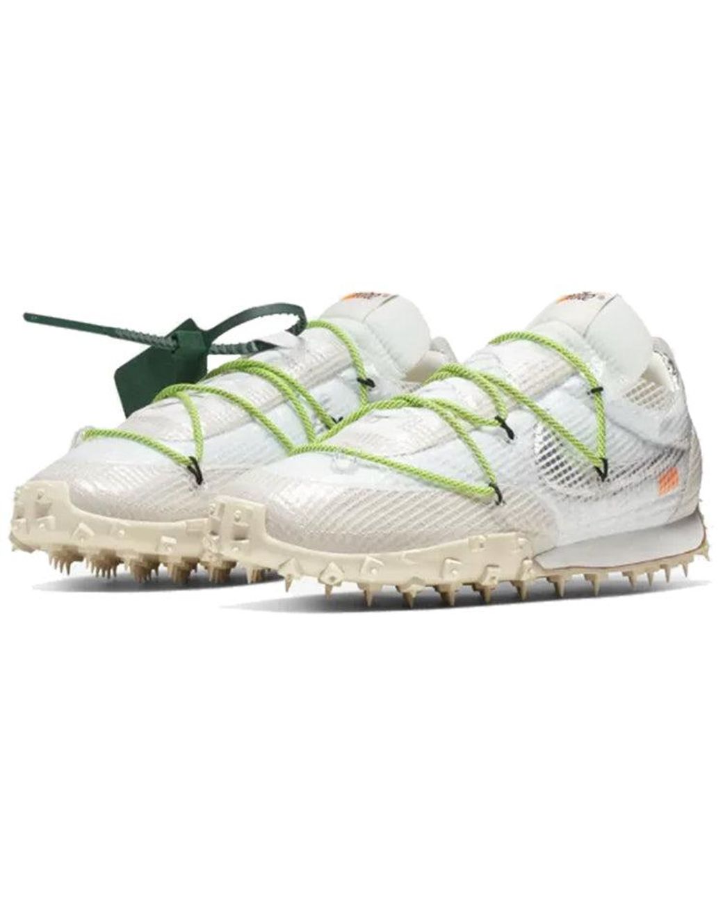 Nike White (Wmns) X Off- Waffle Racer 'Electric'