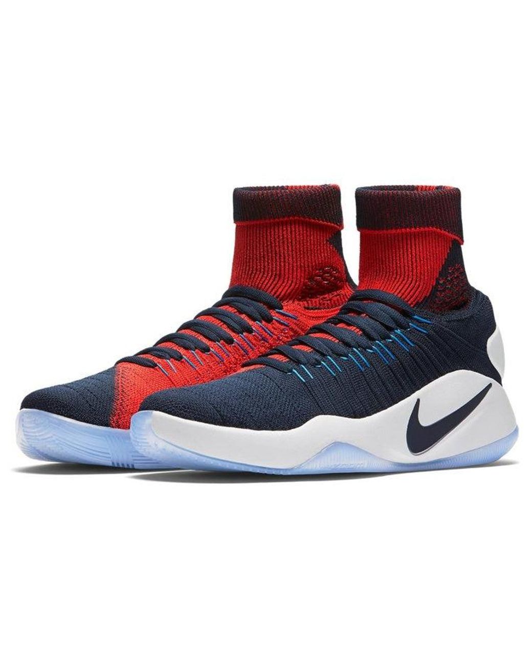 Nike Red Hyperdunk 2016 Flyknit 'Usa' for men
