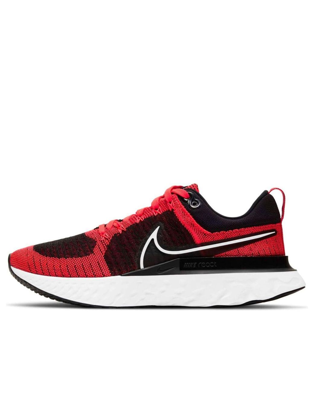 Nike Red React Infinity Run Flyknit 2 'Bright Crimson' for men