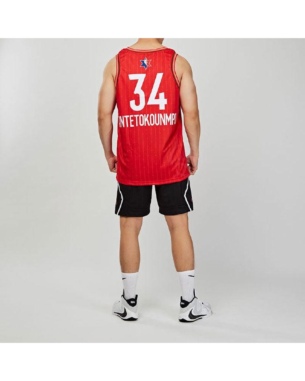 Nike Red Nba All-Star Edition Swingman Basketball Jersey for men