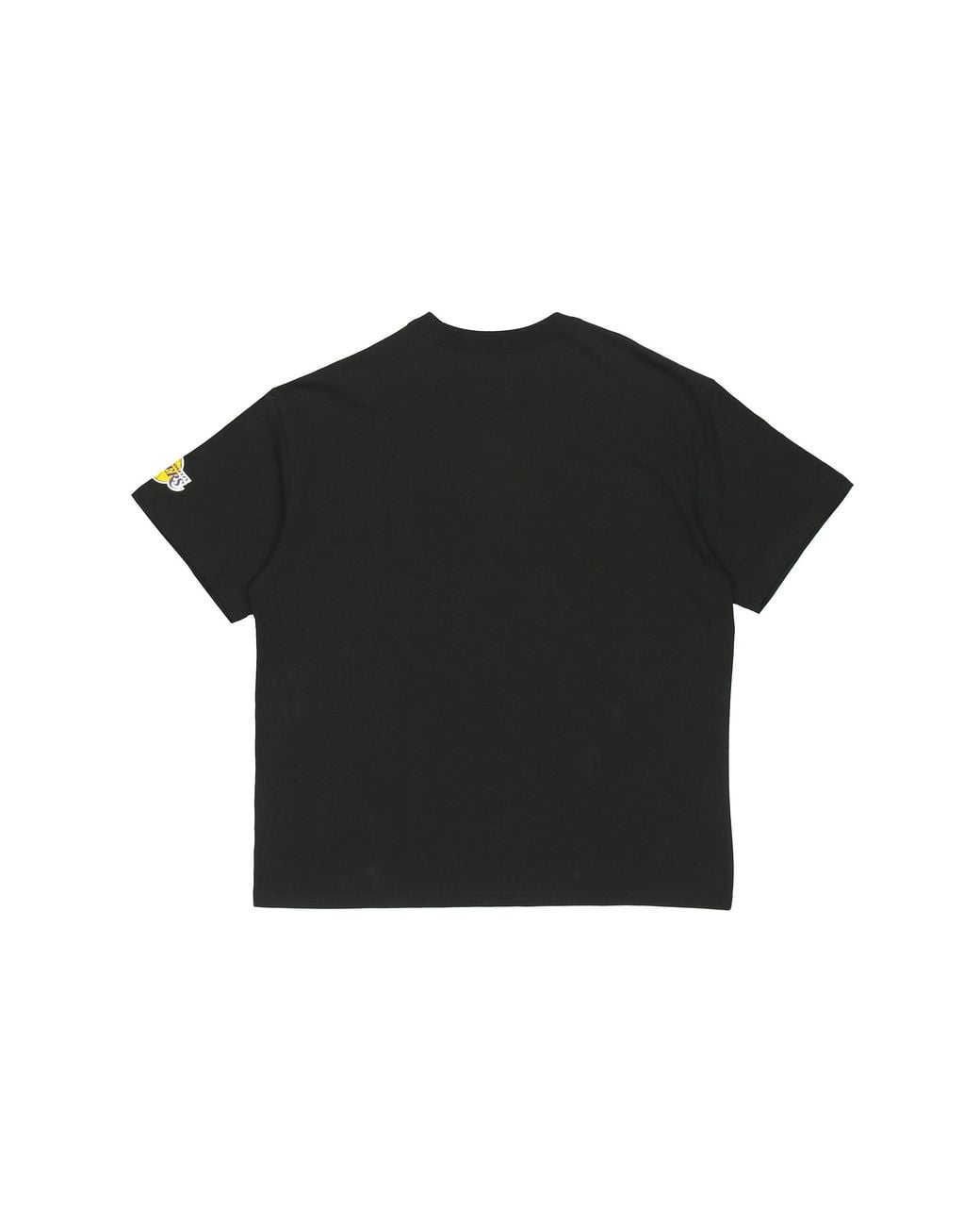 Nike Black Nba Los Angeles Lakers Alphabet Printing Basketball Sports Round Neck Short Sleeve for men