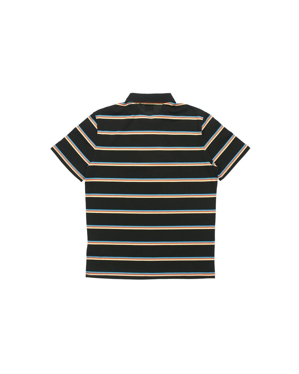 PUMA Black Downtown Stripe Polo Tee Shirt for men