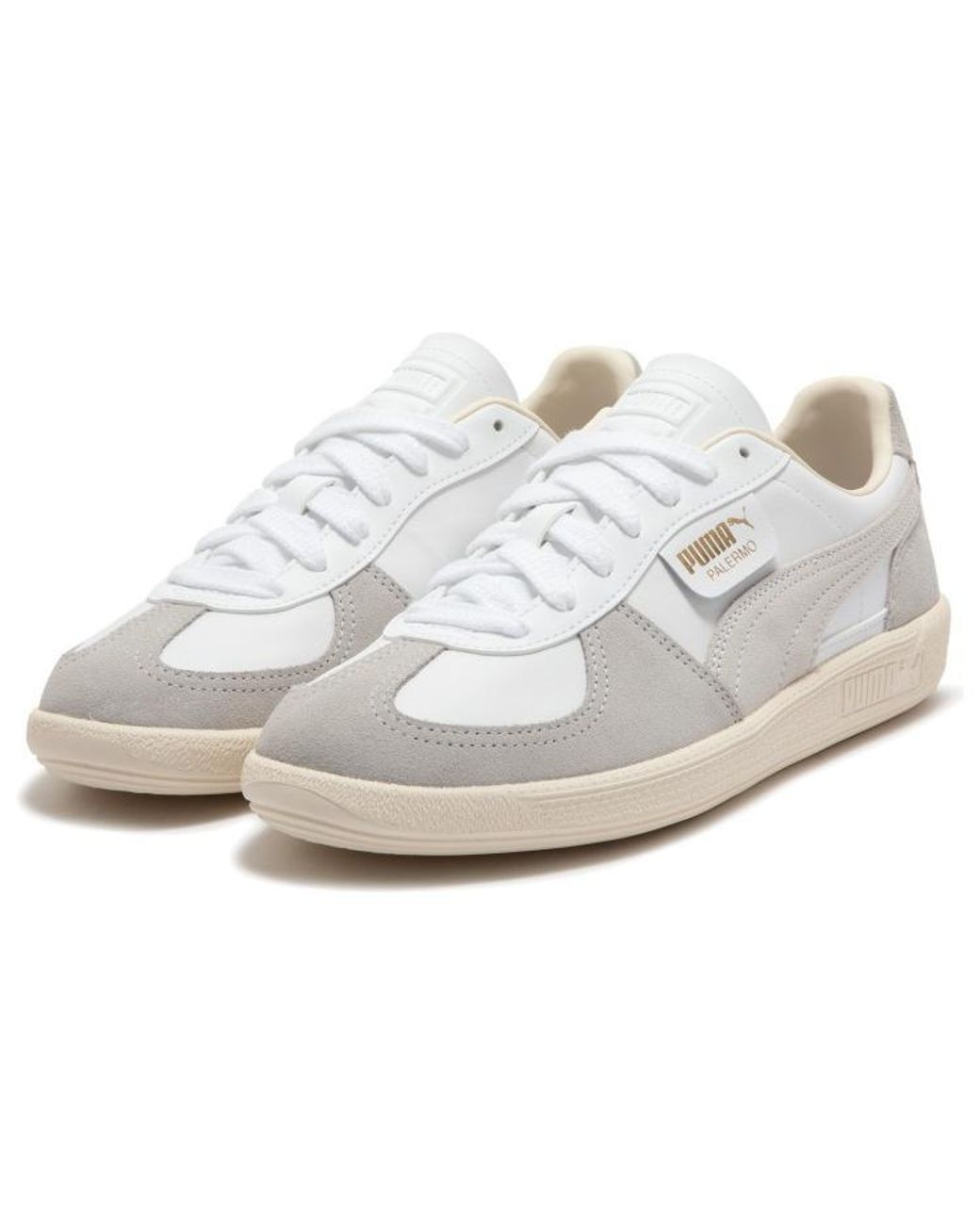 PUMA White Palermo Leather Cool Light' for men