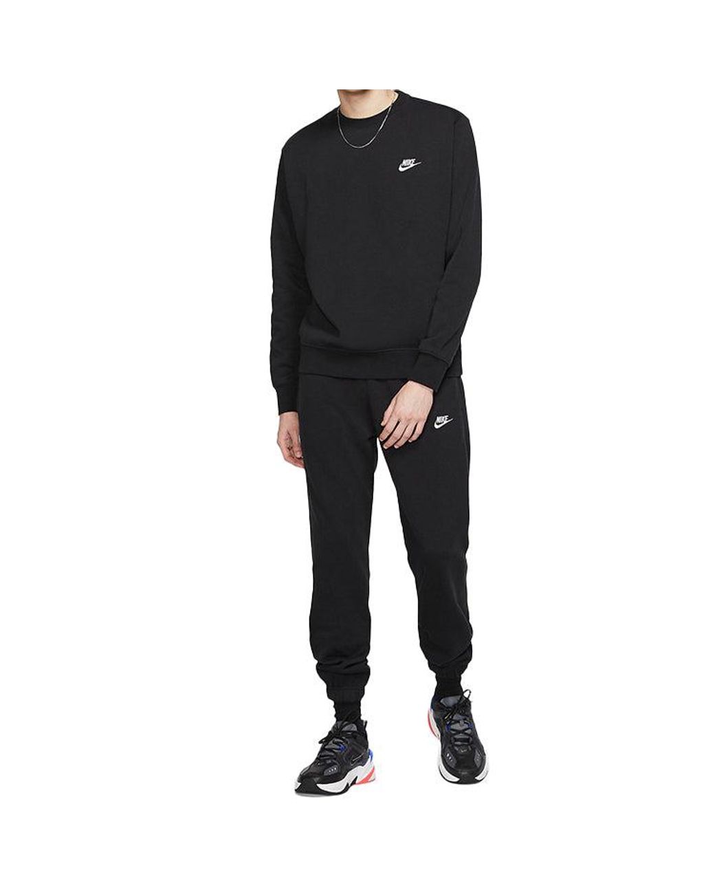 Nike Black Sportswear Club Small Logo Long Sleeves for men