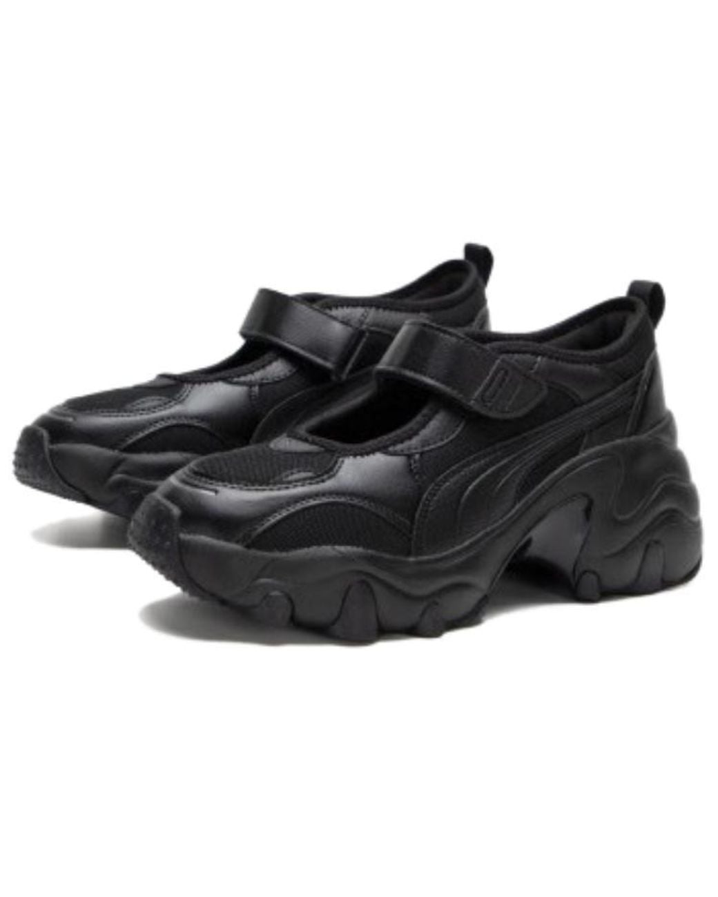PUMA Black (Wmns) Pulsar Wedge Sandals