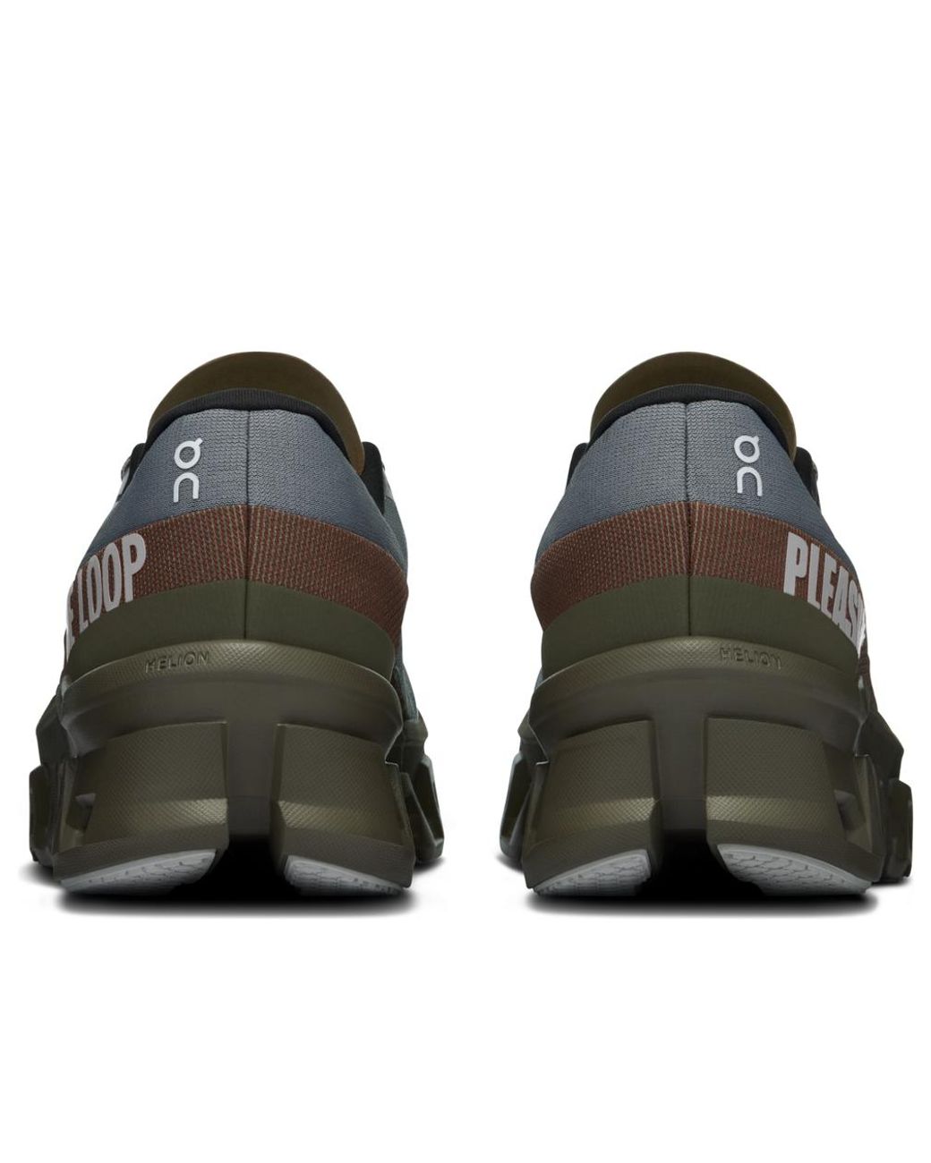 On Shoes Brown X Pleasures X The Loop Cloudmonster 2