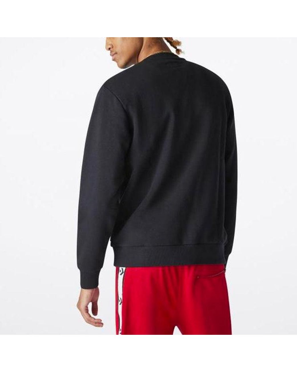 Converse Black Star Chevron Emb Crew Sweatshirt for men