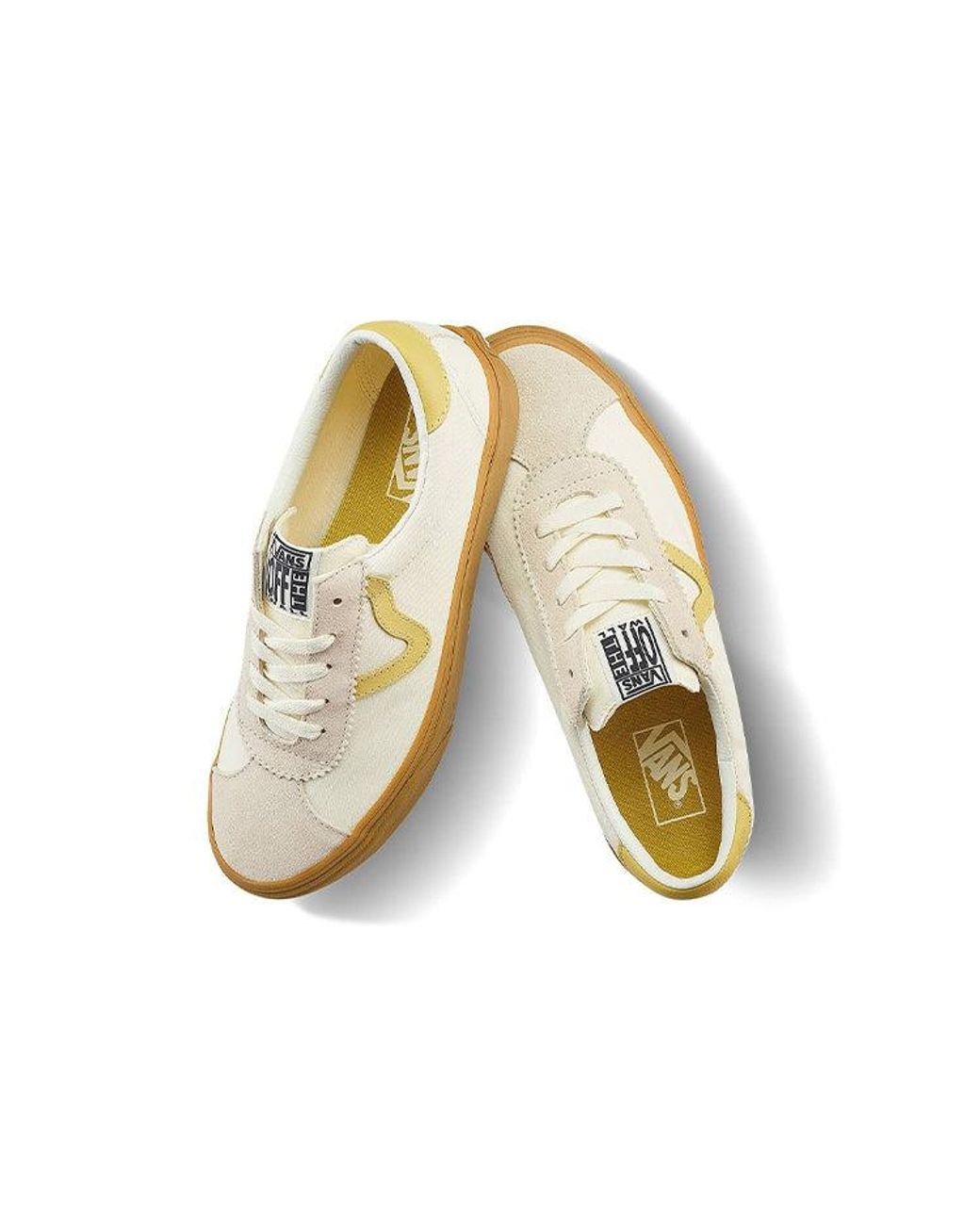 Vans White Sport Retro Low Tops Casual Skateboarding Shoes for men