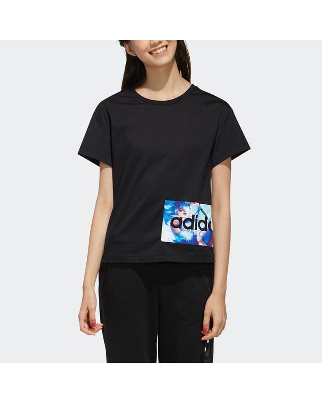 Adidas Black (Wmns) Neo X King Of Glory Tee