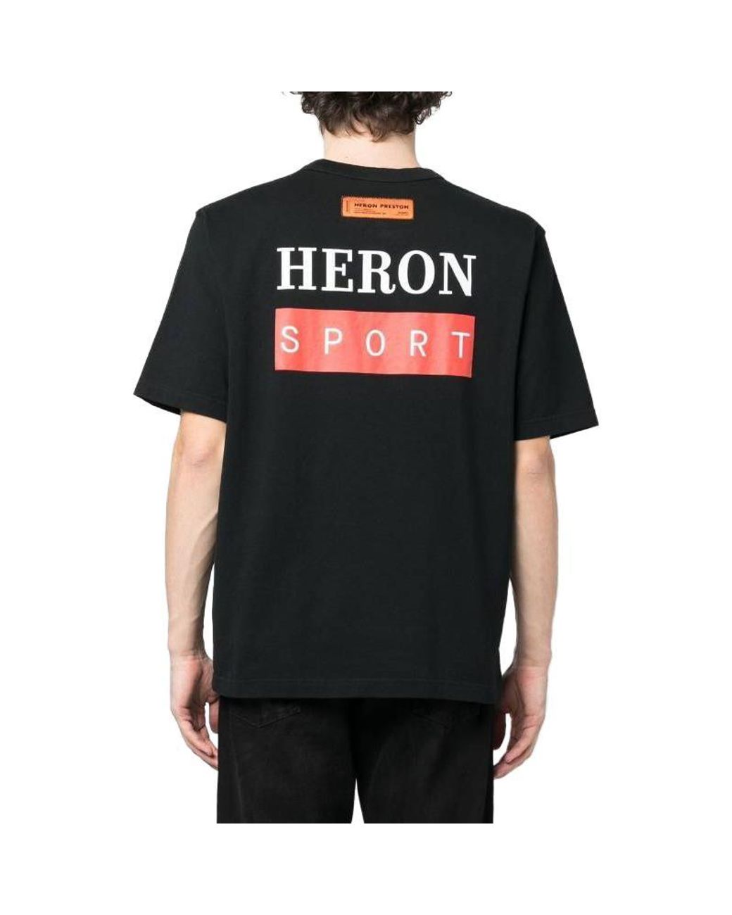 Heron Preston Black Ss23 Crewneck T-Shirt for men