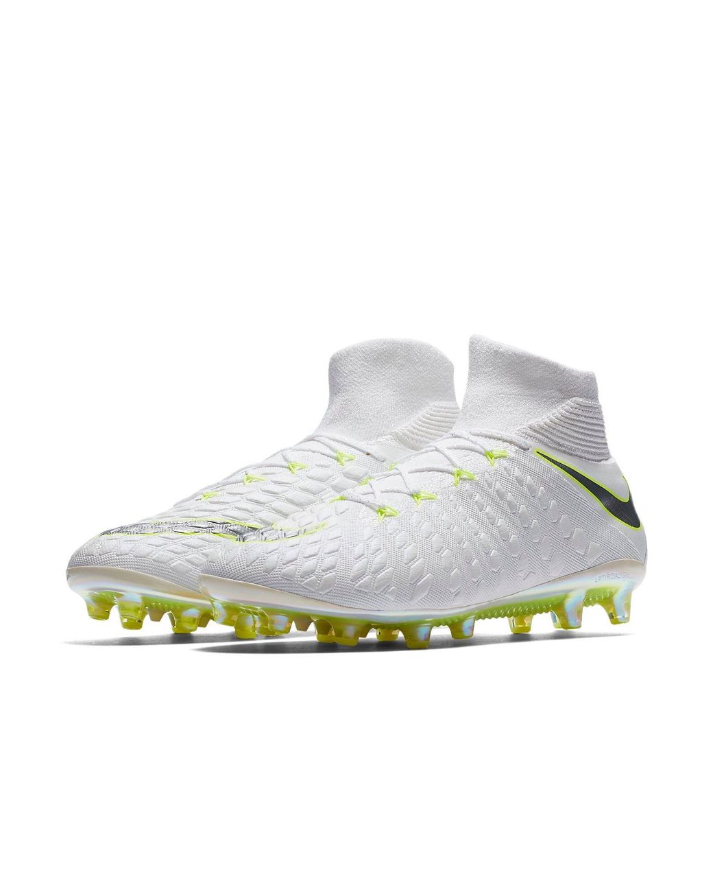 Nike White Phantom 3 Elite Ag Pro Volt' for men