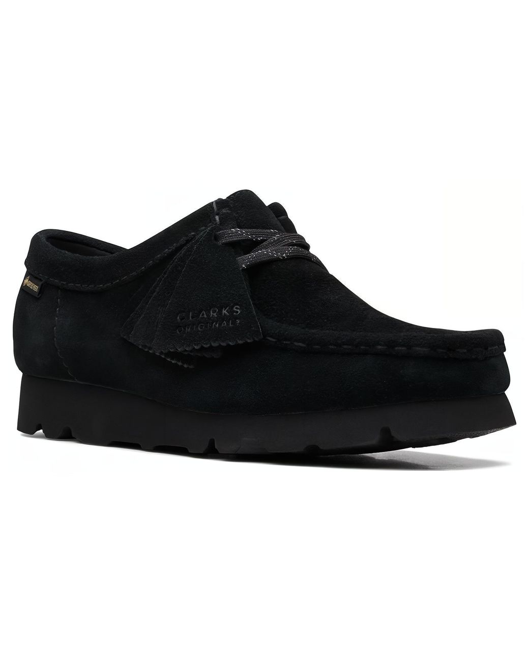 Clarks Black (Wmns) Wallabee Gore-Tex Suede'