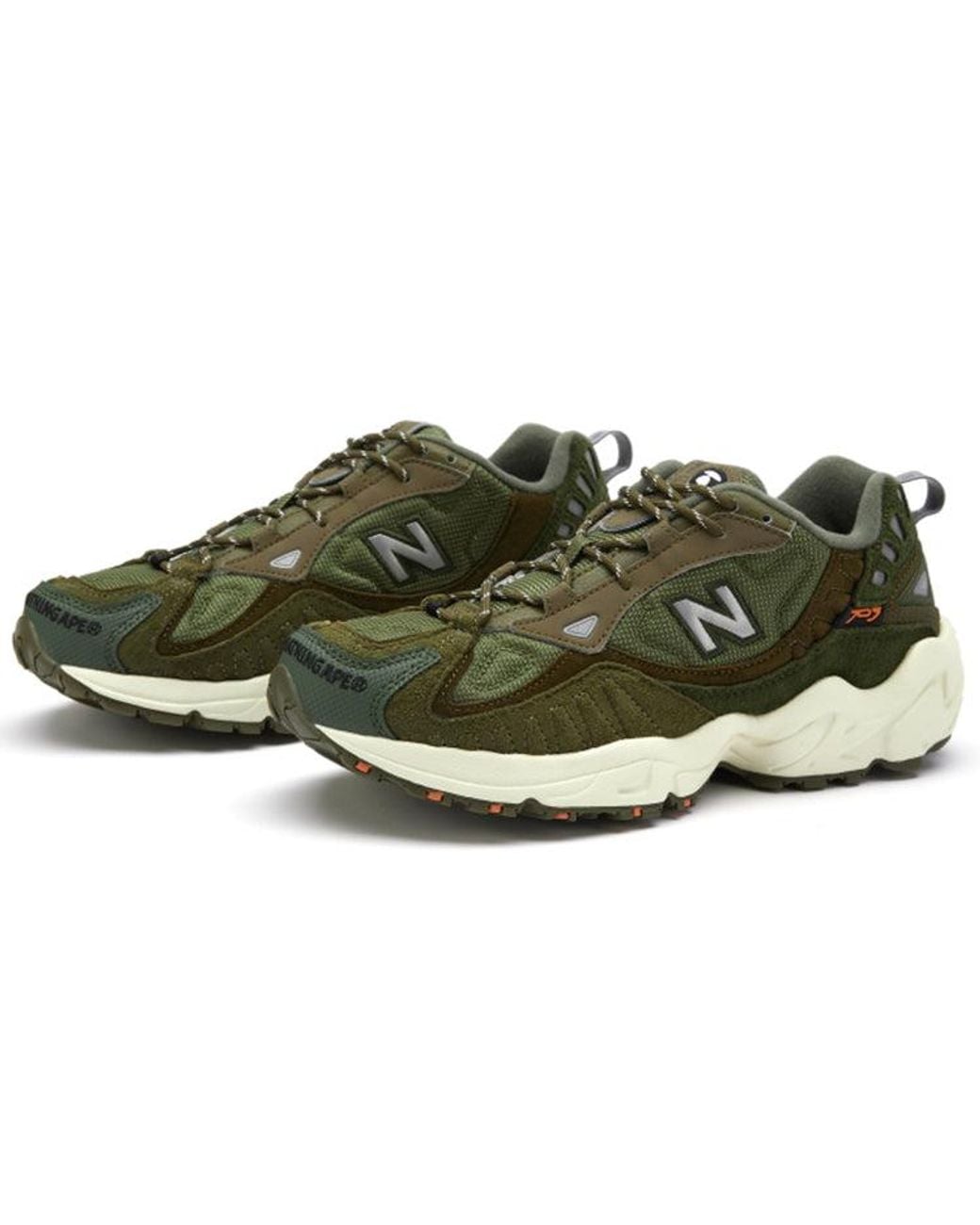 New Balance Brown Aape X 703 Series Dark for men